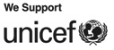 ユニセフ支援活動のロゴ