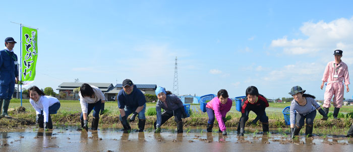 田植えスタート