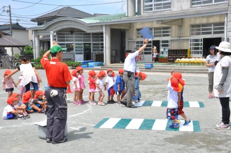 森之腰幼稚園交通安全教室