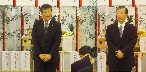 鈴木恒夫藤沢市長より来賓のあいさつをいただきました