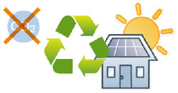 組合員のみなさんと一緒に家庭での省エネ・CO2削減に取り組み、家庭でのCO2削減と太陽光発電の普及をすすめます