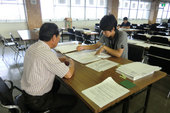 左:生産履歴現地責任者　右:ＪＡ：立野生麻
