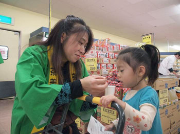 コープの産地指定茶美豚の生産者・川村姫子さん