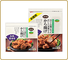 産直鶏がジュワ、サクッ！ CO・OPはぐくみ鶏で作ったおいしい若鶏ももから揚げ ちゃんとはぐくみ鶏の味がする！やわらかくてジューシー♪形がそろっているのも、とても良いと思います。 （ありとなおさん）