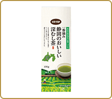 朝霧がはぐくんだ甘みとコク CO・OP一番摘み 静岡のおいしい深むし茶 冷茶を飲んで、すごく違いがわかりました。コクがあり甘みもあり、おいしかったです。 （サザエさんママ）