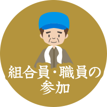 組合員・職員の参加